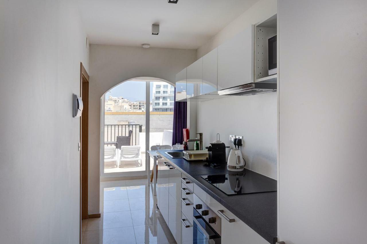 Cosy 1Br Penthouse With Terrace, Great Location Apartment Gzira ภายนอก รูปภาพ