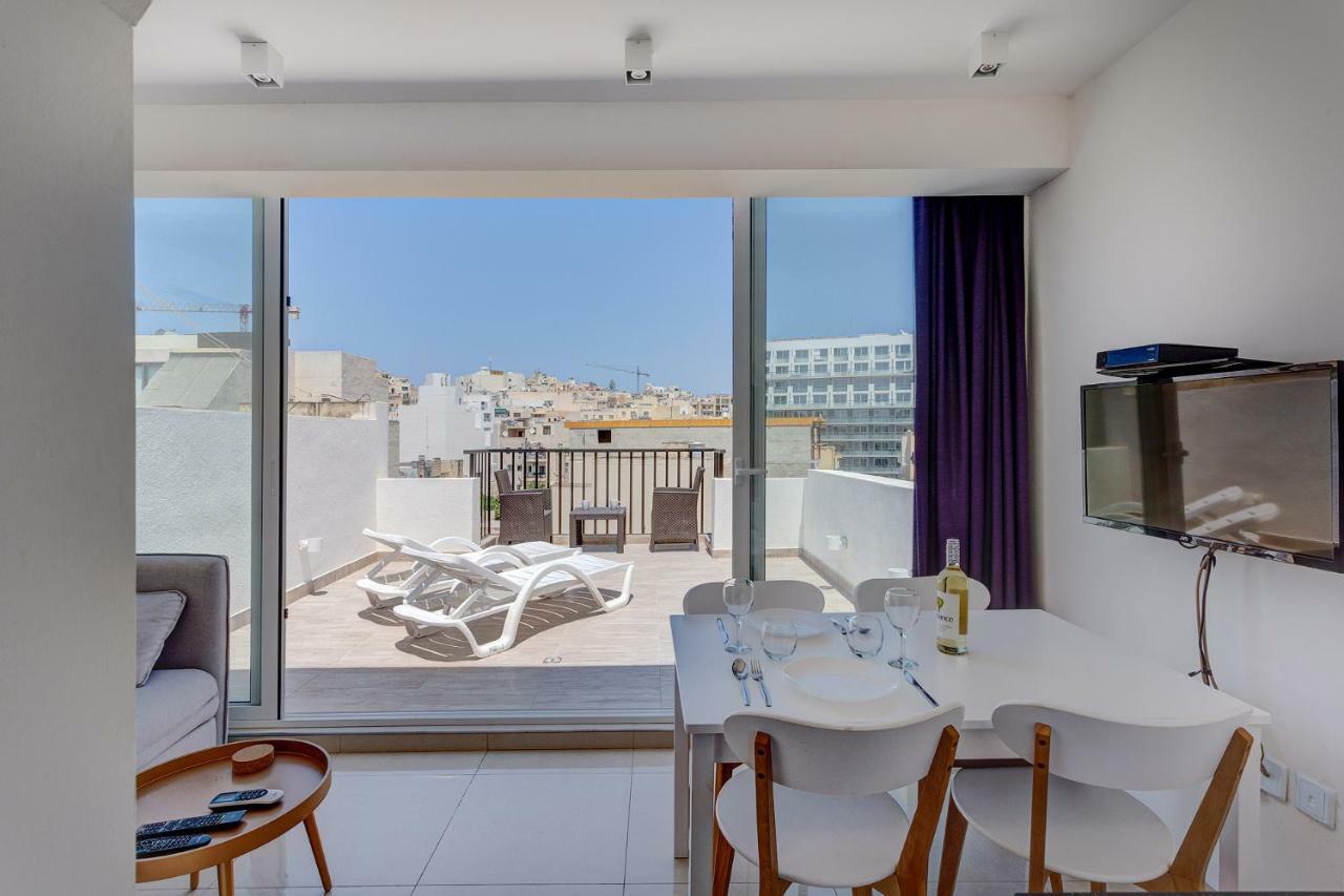 Cosy 1Br Penthouse With Terrace, Great Location Apartment Gzira ภายนอก รูปภาพ
