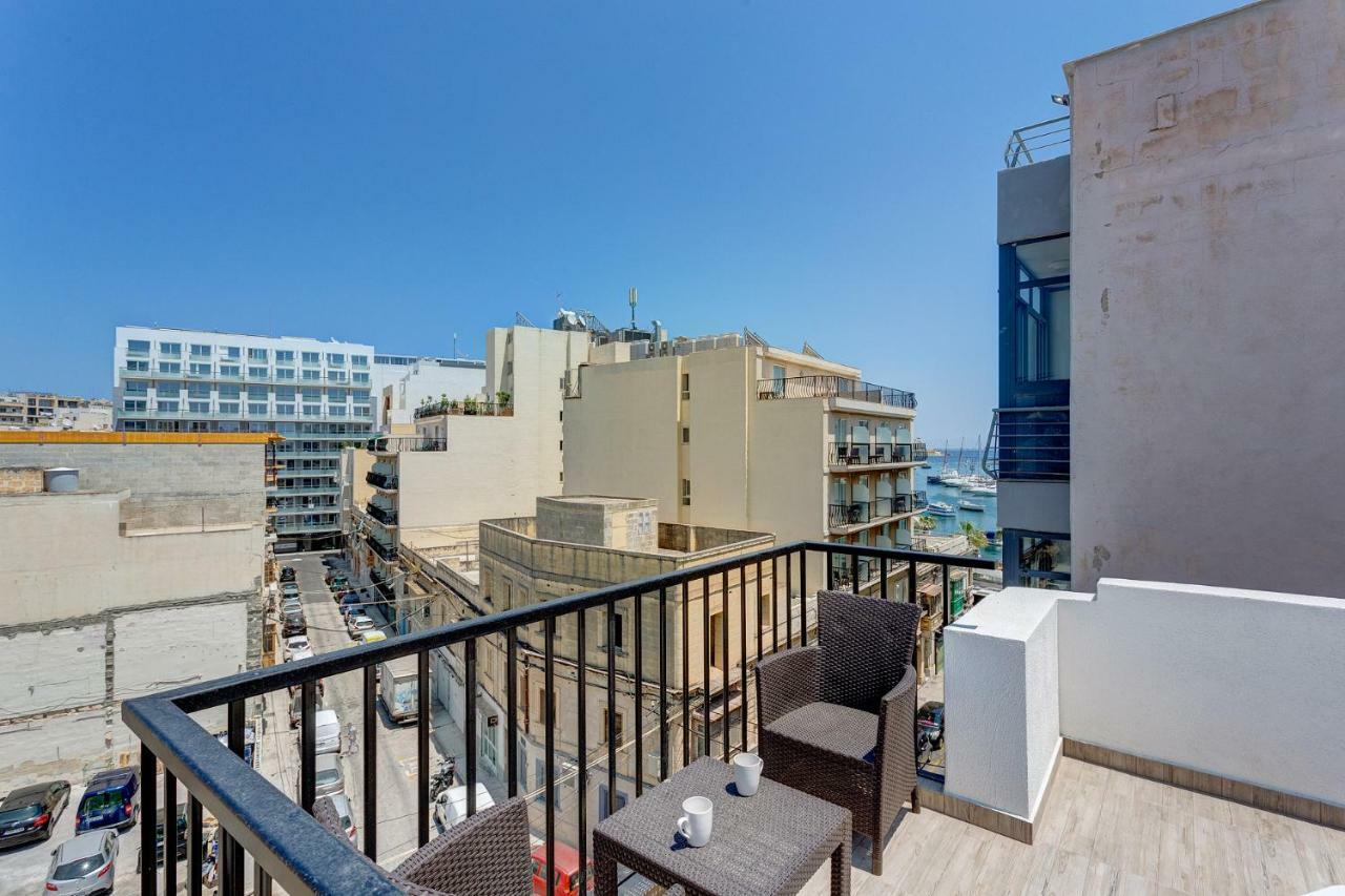 Cosy 1Br Penthouse With Terrace, Great Location Apartment Gzira ภายนอก รูปภาพ
